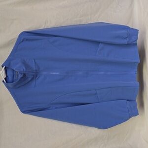 Mandala Women's Medium Ceil Blue Scrub Jacket